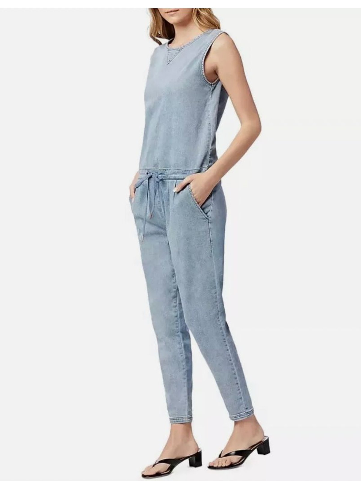 JOE’S The Marnie Denim French Terry Jumpsuit XL