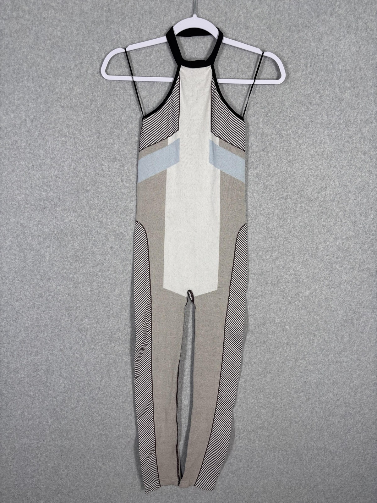Zara Seamless Jumpsuit XS Small Limitless Contour Knit Bodysuit Sporty Active
