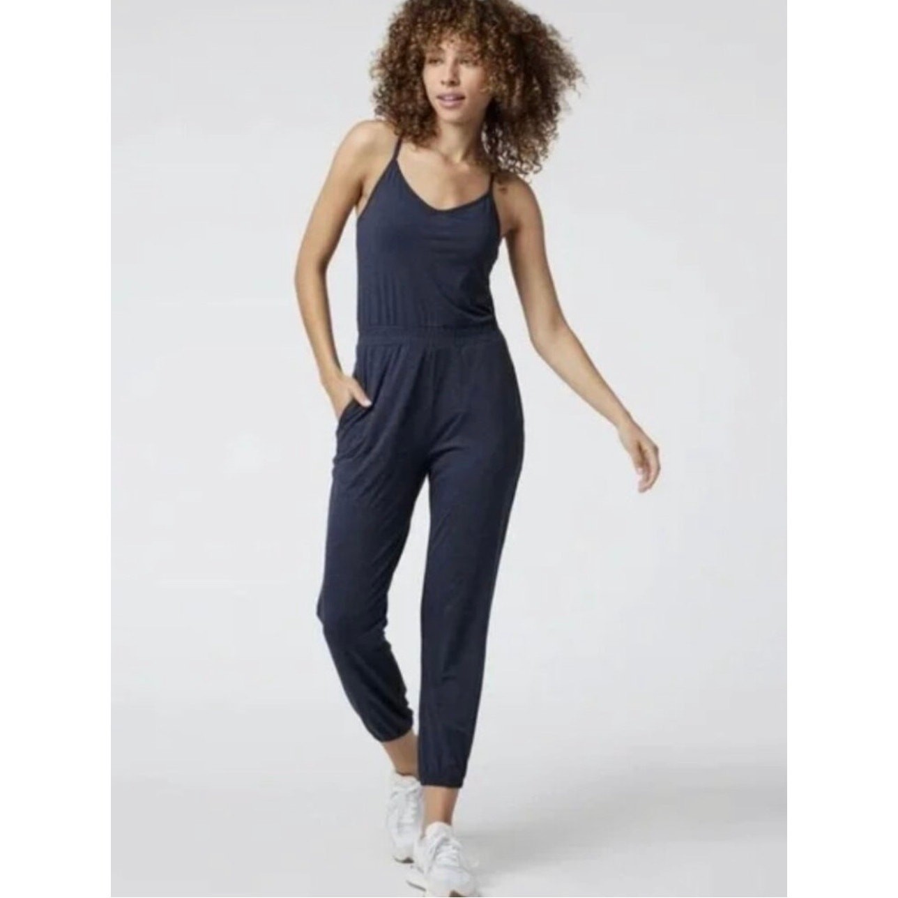 Vuori Women’s Lux Jogger Jumpsuit Women’s in Midnight Heather Size Medium