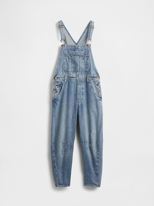 GAP UltraSoft Denim Horseshoe Overalls – Authentic 100%
