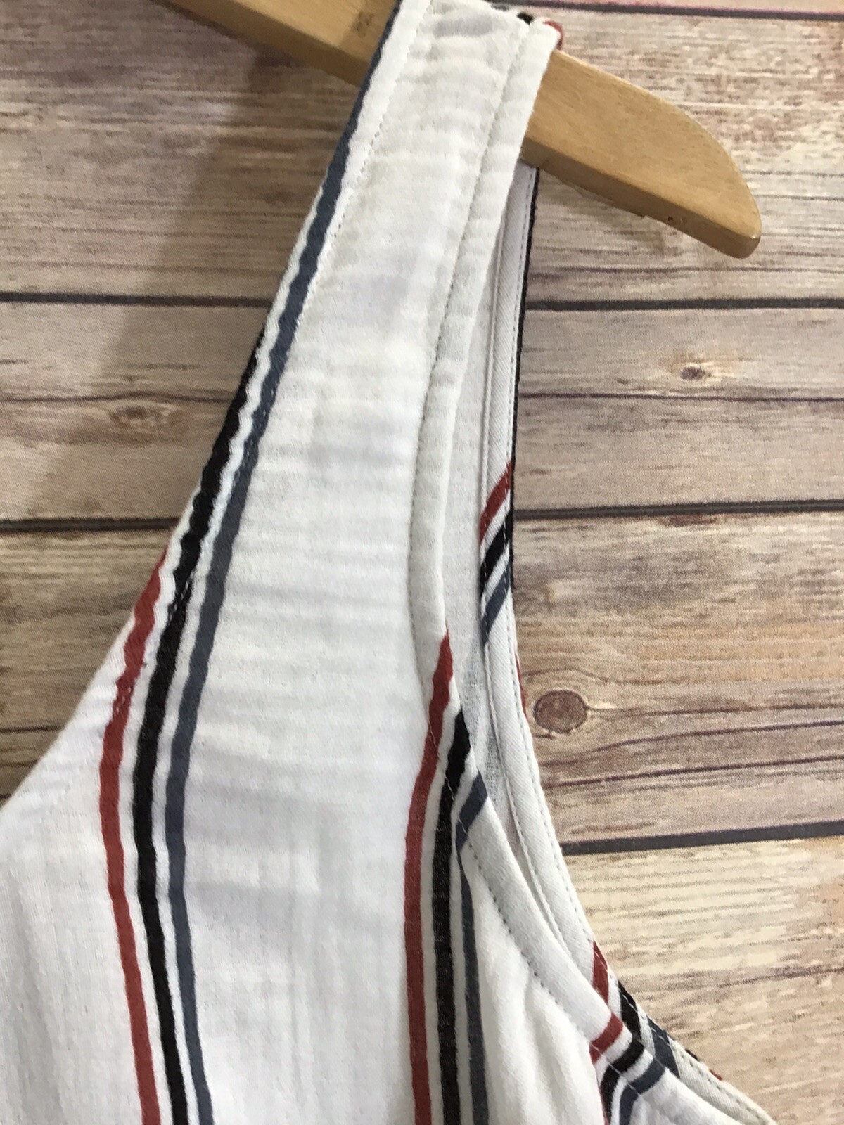Women’s Tavik Nordstrom Ramona Jumpsuit White Stripe & Berry Size XS New romper