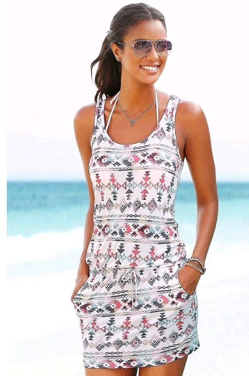 Lascana by Venus Women’s Romper Dress Aztec Print size 38