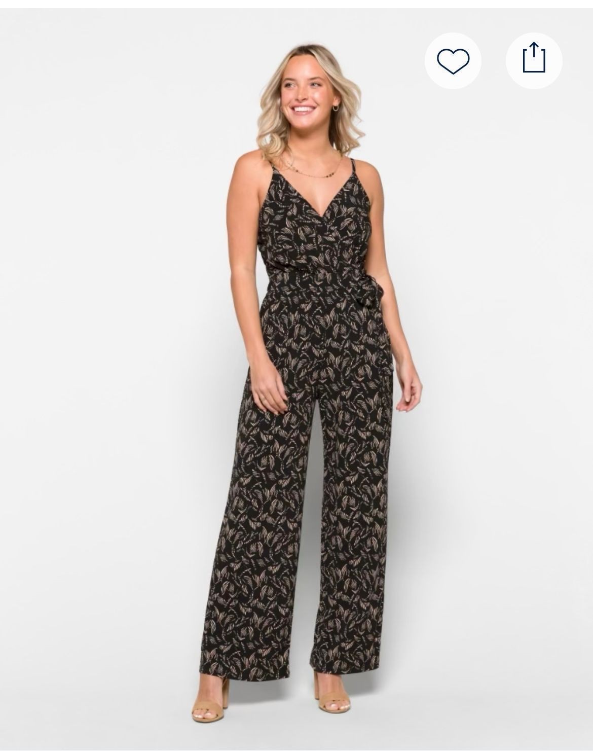 Stitch Fix Women’s Kaileigh Rochelle Knit Jumpsuit Size Large