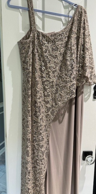 R & M Richards Plus Size Jumpsuit wth Lace & Sequins Size 20W NWT