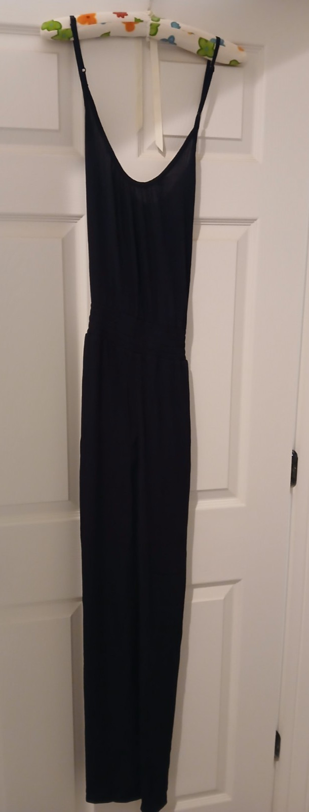 PRANA Fernie Wide Leg Jumpsuit Black Modal Womens Size Large NWT Sustainable