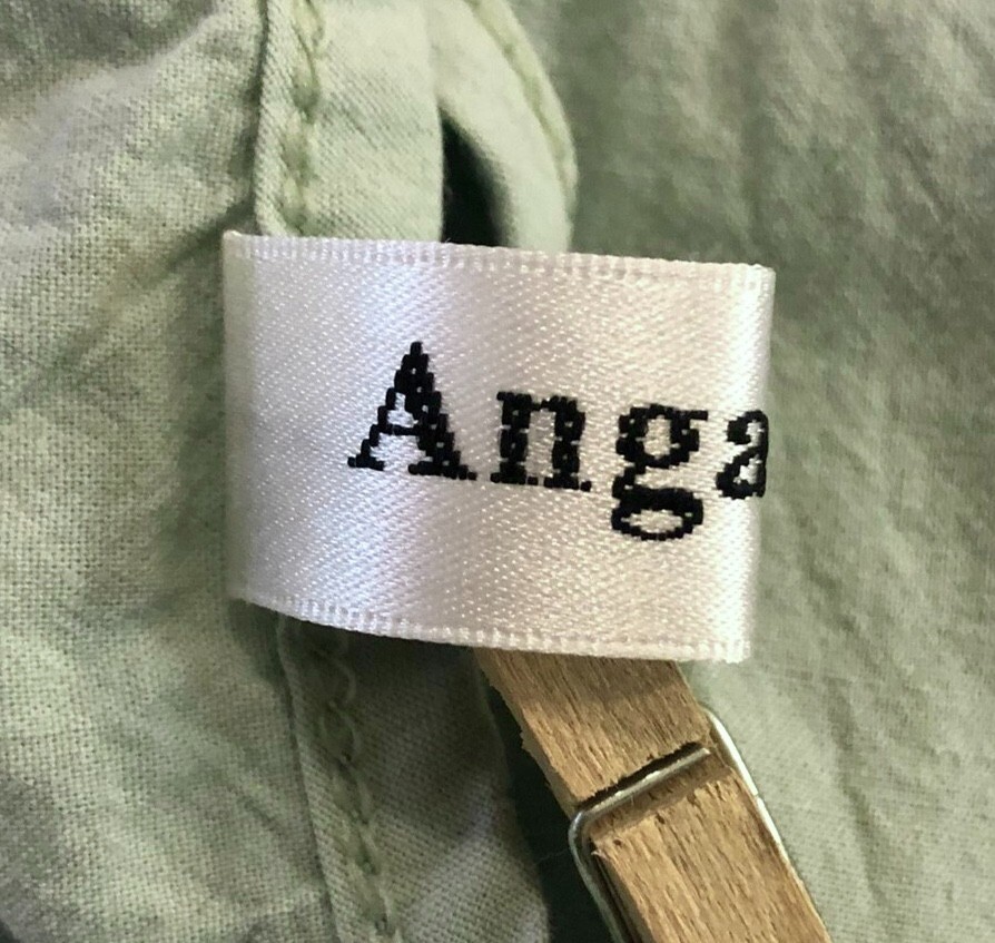 Angashion Romper Shorts Size S L30 Batwing Sleeve Lightweight Sage Green Pockets