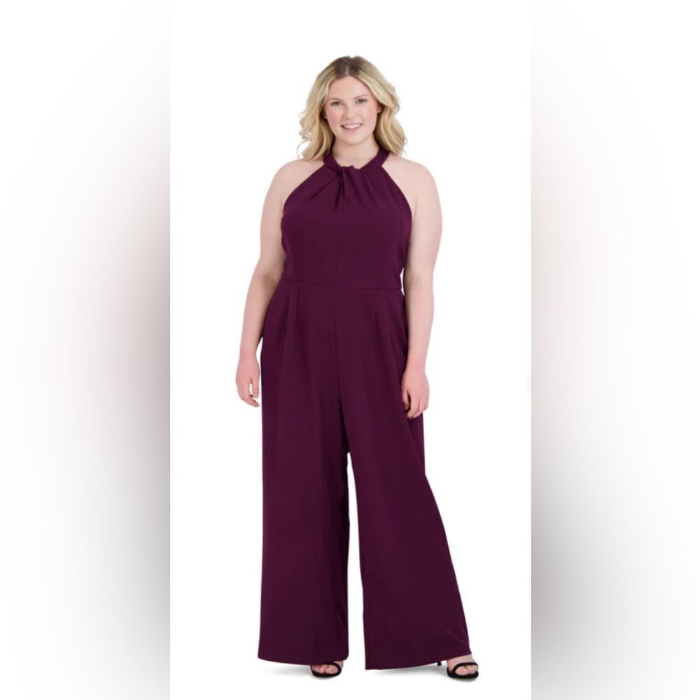 Twist Halter Neck Jumpsuit