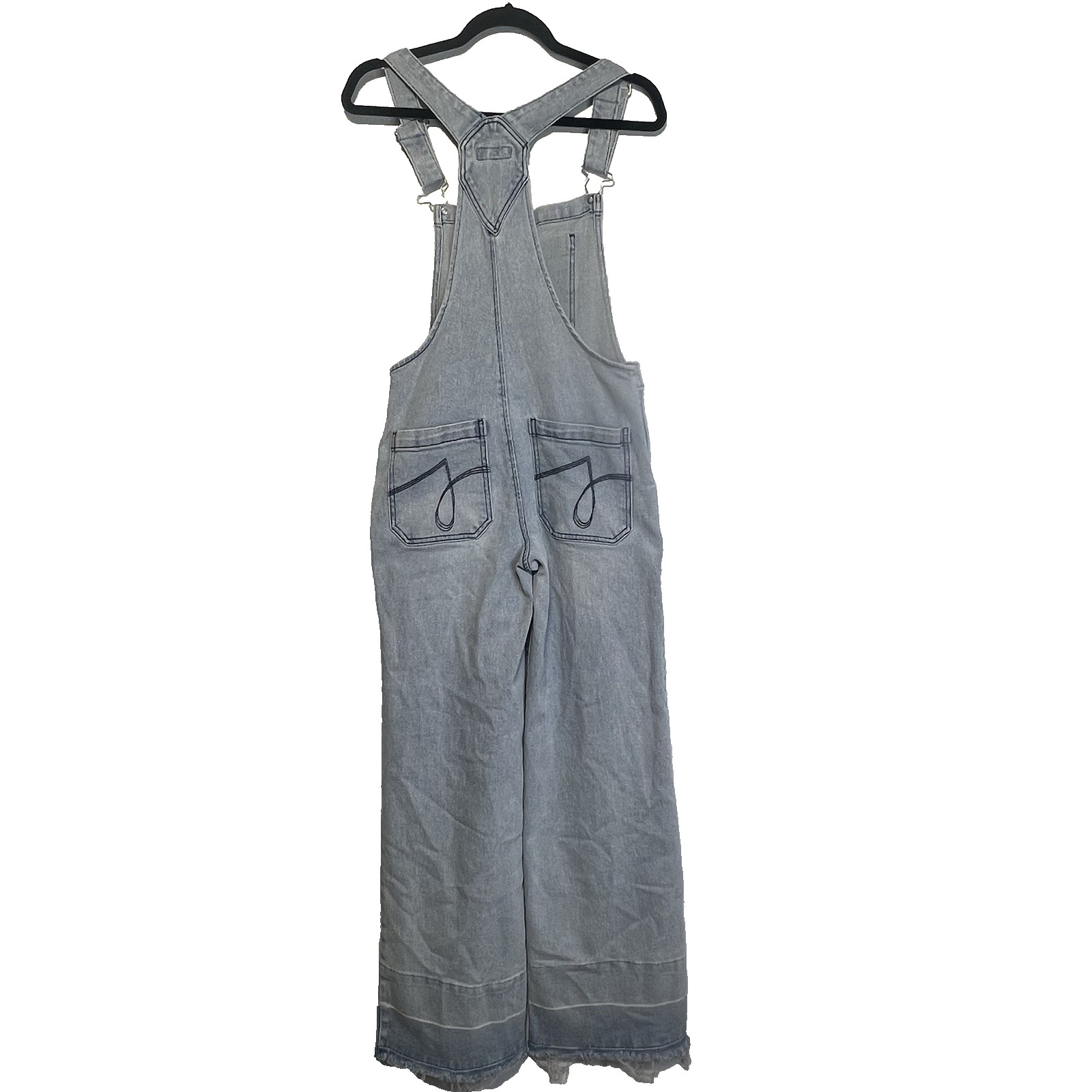 Juicy Couture Overalls with Release Hem Wide Leg Size S Retro 70’s 80’s 90s Y2K