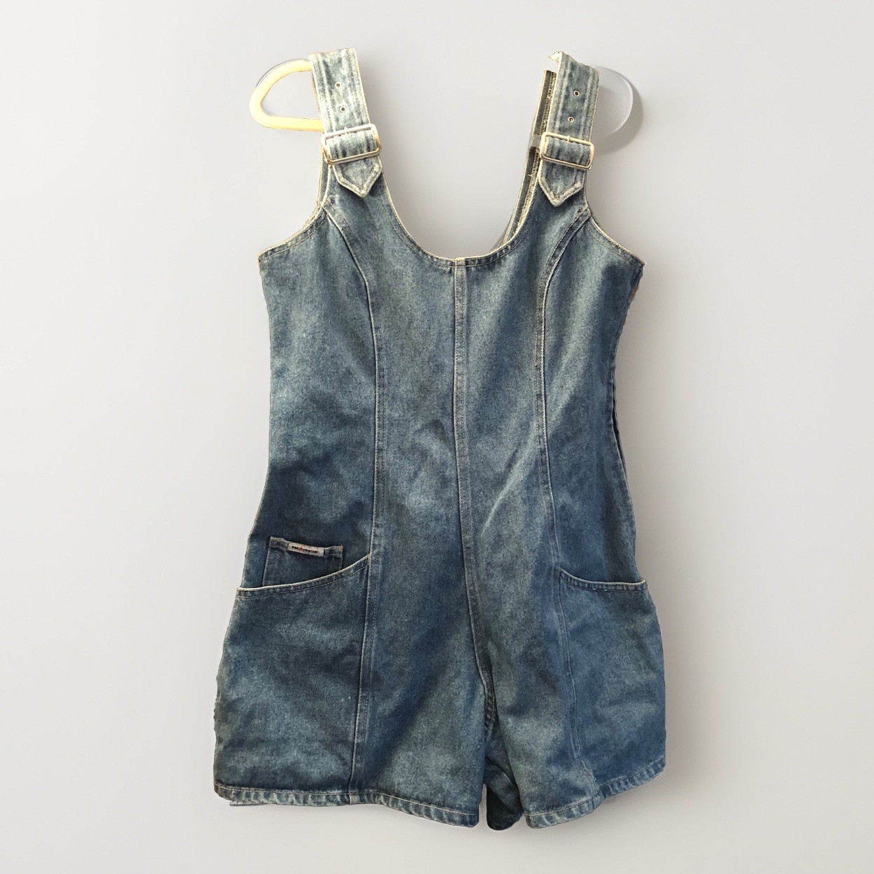 100% Cotton Dakota Blue Vintage 1980’s Denim Jumpsuit Overalls Womens Size 9