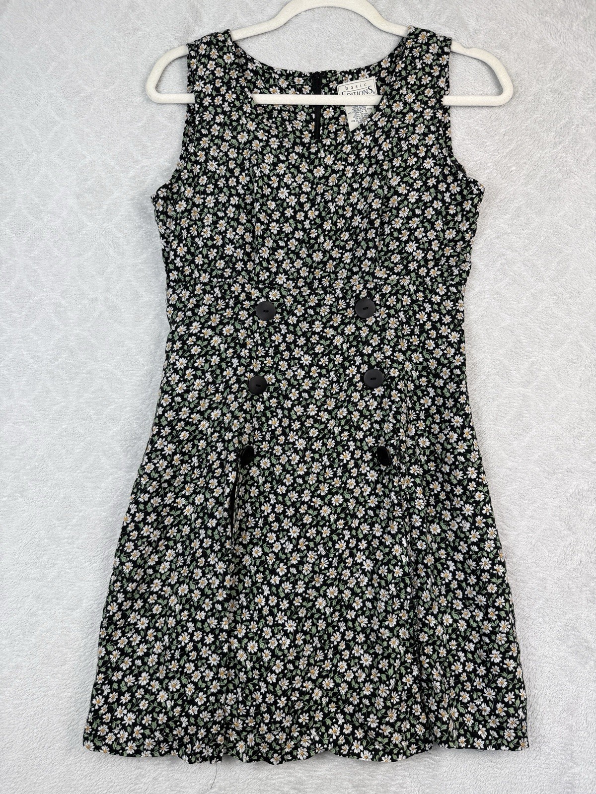 Vtg Basic Editions Skort Romper Small Ditsy Floral Cottagecore Feminine 90s Y2K