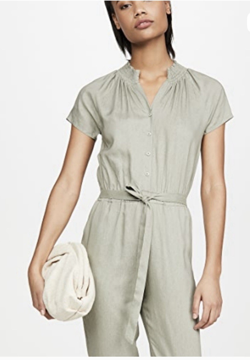 Jack by BB Dakota Light Green I’m All In Jumpsuit Medium