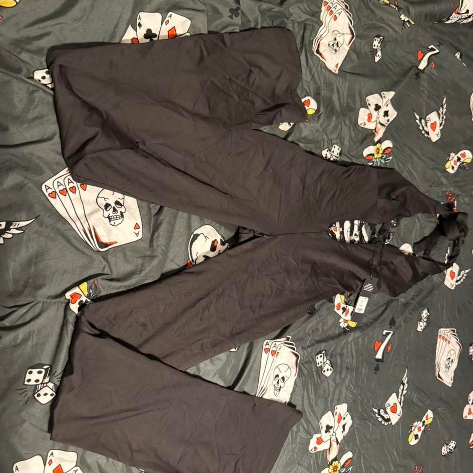 Fashion-nova Women’s Black and Grey Jumpsuit