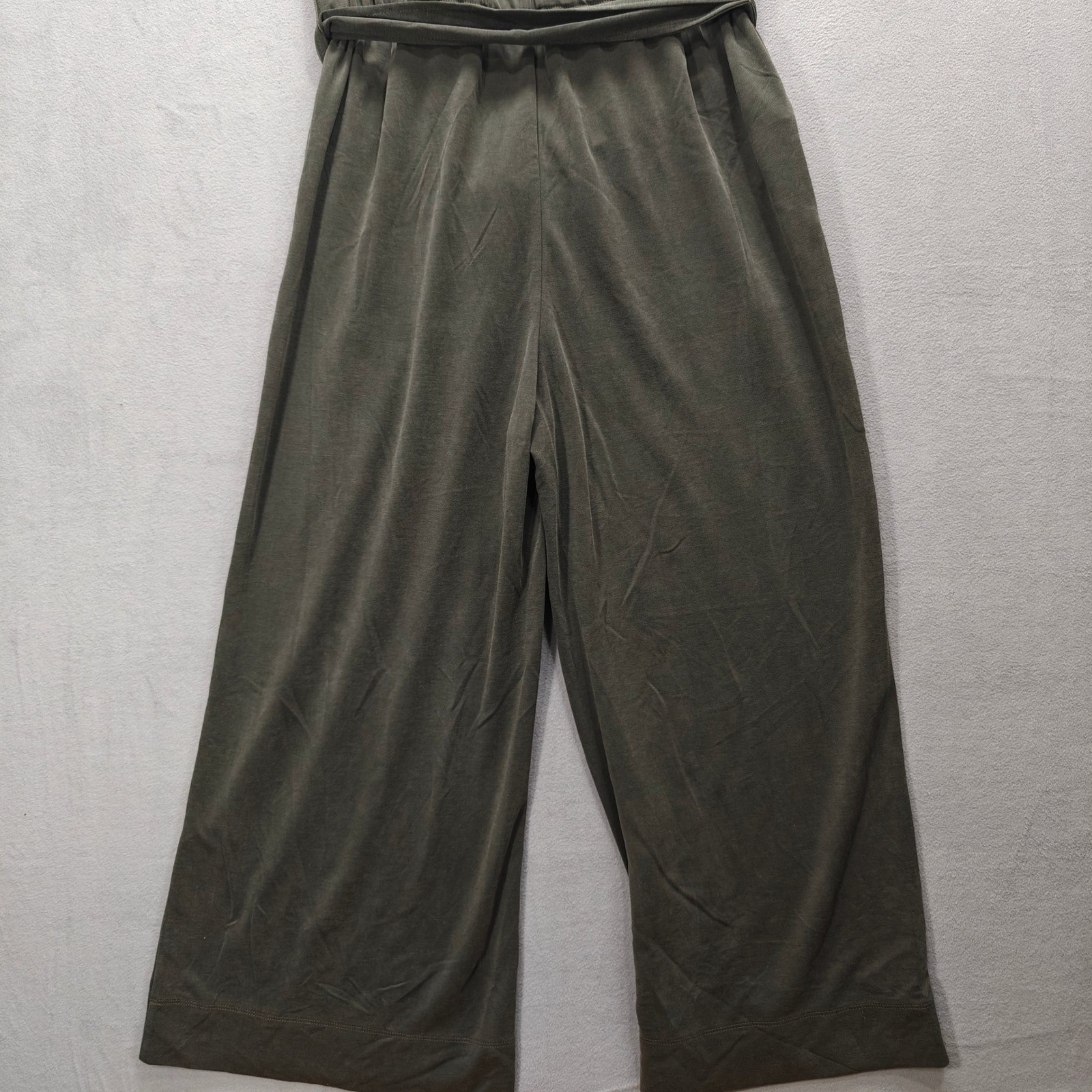 Lou & Grey for The LOFT Charcoal Gray Jumpsuit Womens Medium Lounge Minimalist