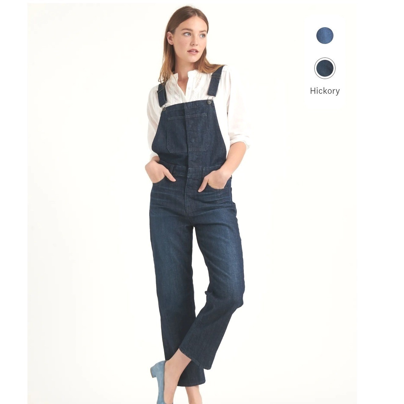 Lucky Brand Bridgette Slim Straight Denim Overalls BLACK Women Size 25