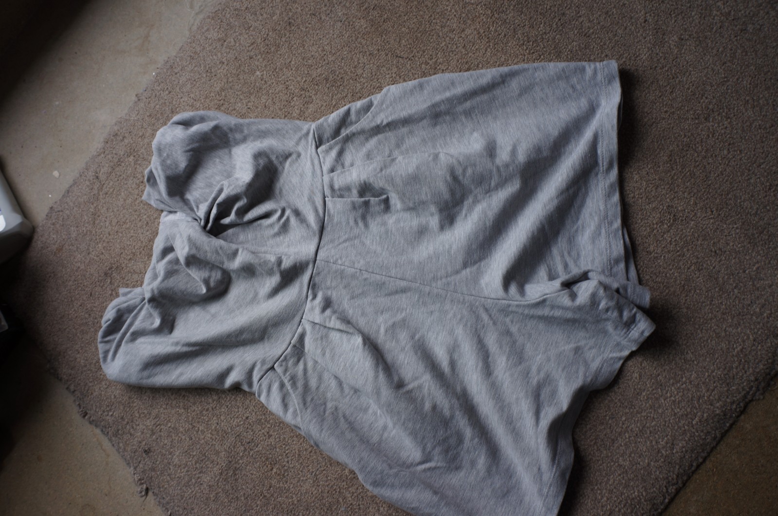 Asos Grey Marl Twist Detail Jersey Playsuit