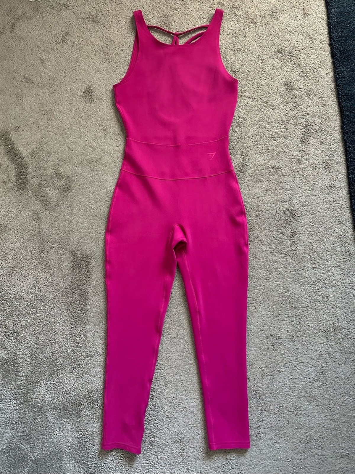 Gymshark Studio 7/8 All in One Jumpsuit Dragon Pink Size XS