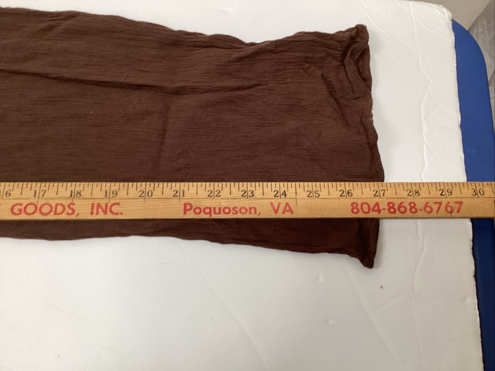 Francesca’s audrey parks jumpsuit sz S brown pockets adjustable straps