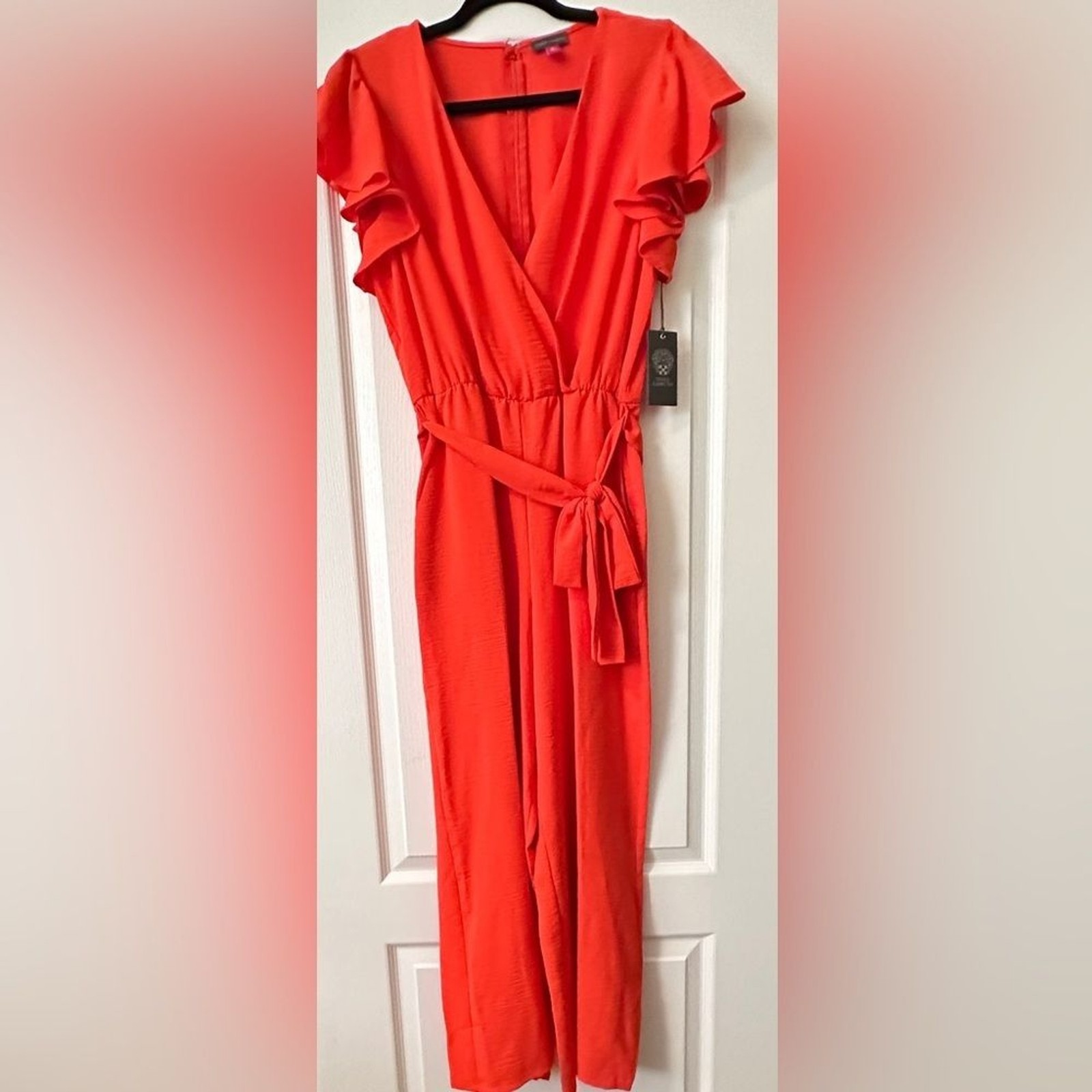 Vince Camuto Jumpsuit, Orange Medium