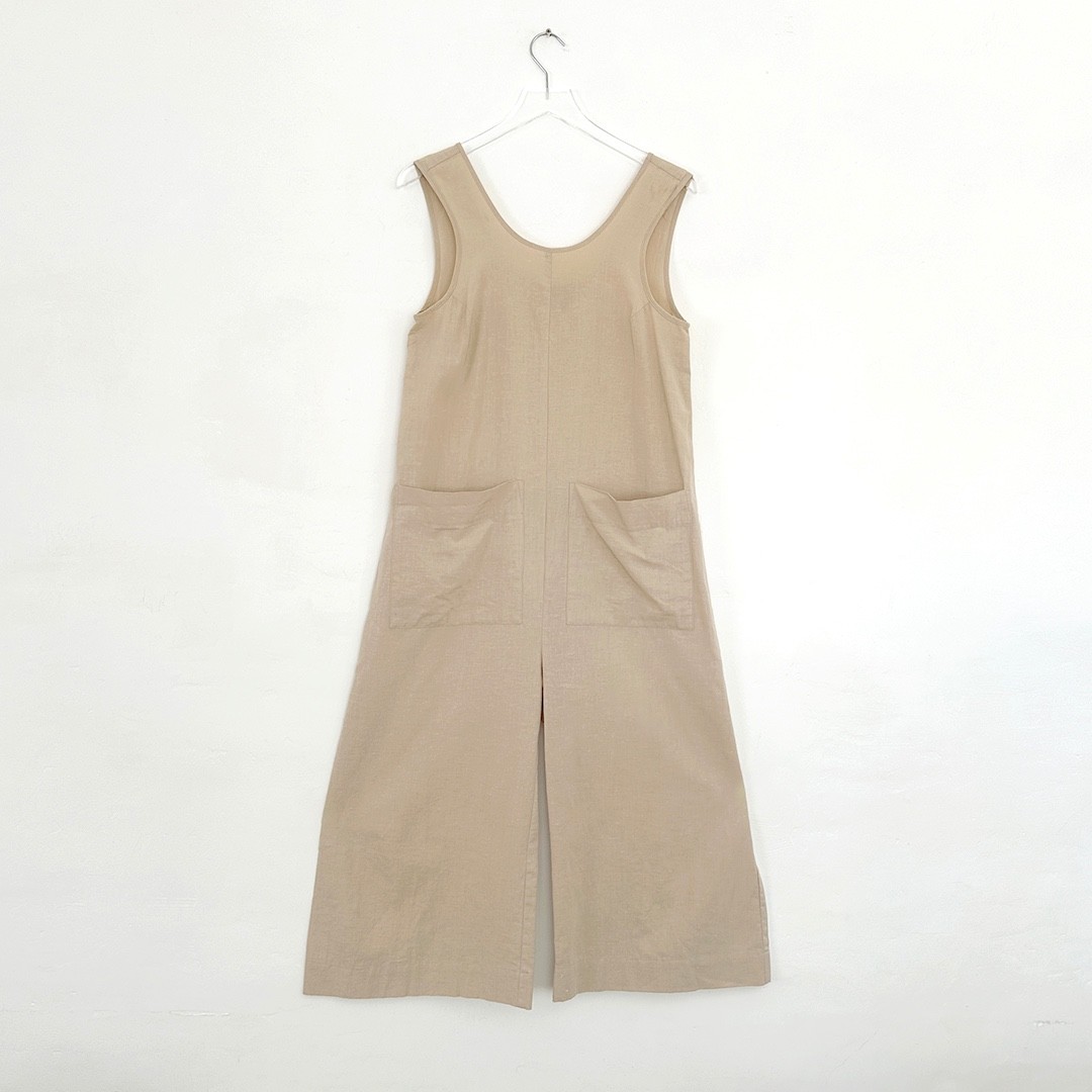 Ilana Kohn milo toast linen jumpsuit boxy harry no.6 rachel comey la garconne XS