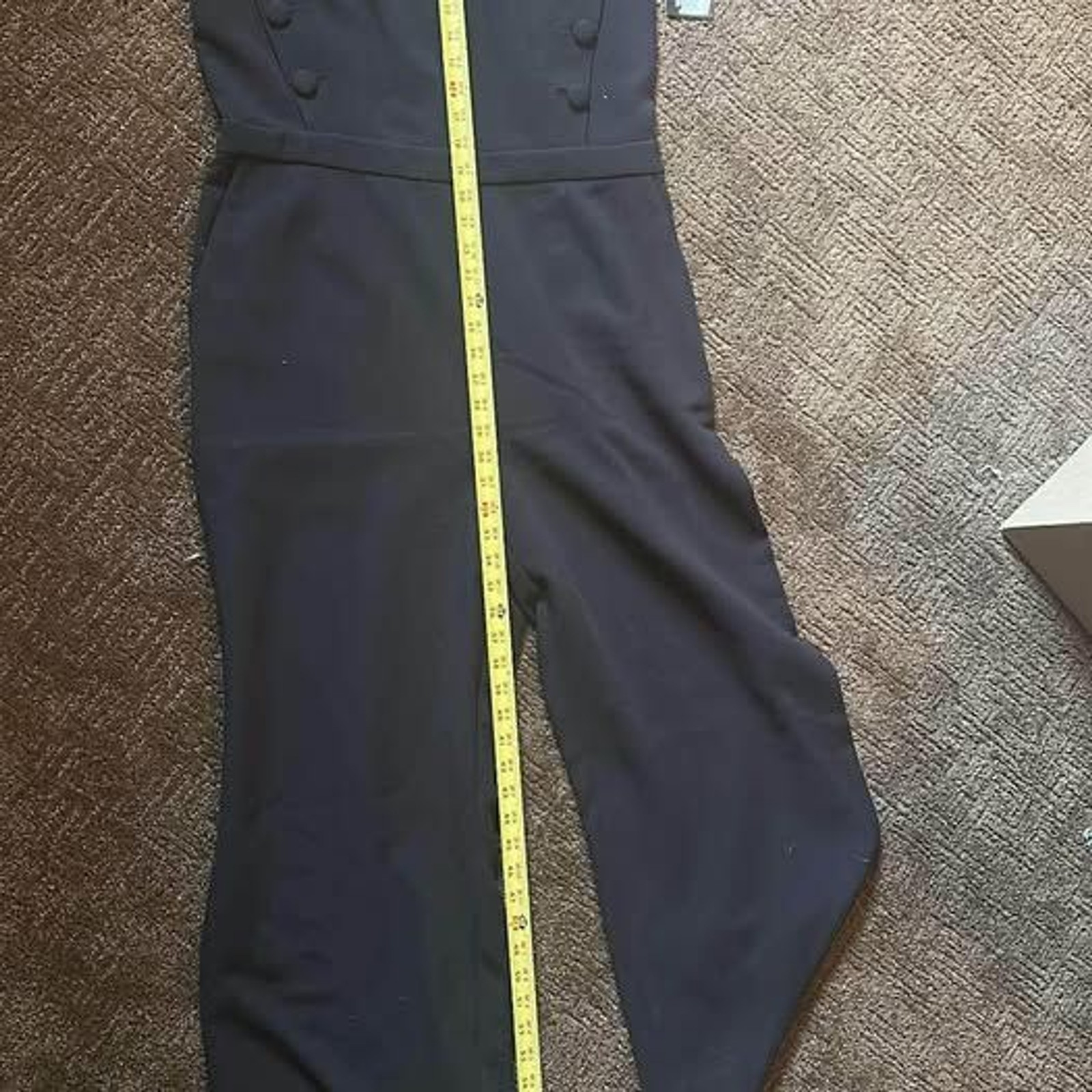 NWT Halogen Nordstrom Side-Button Wide-Leg Jumpsuit – Large
