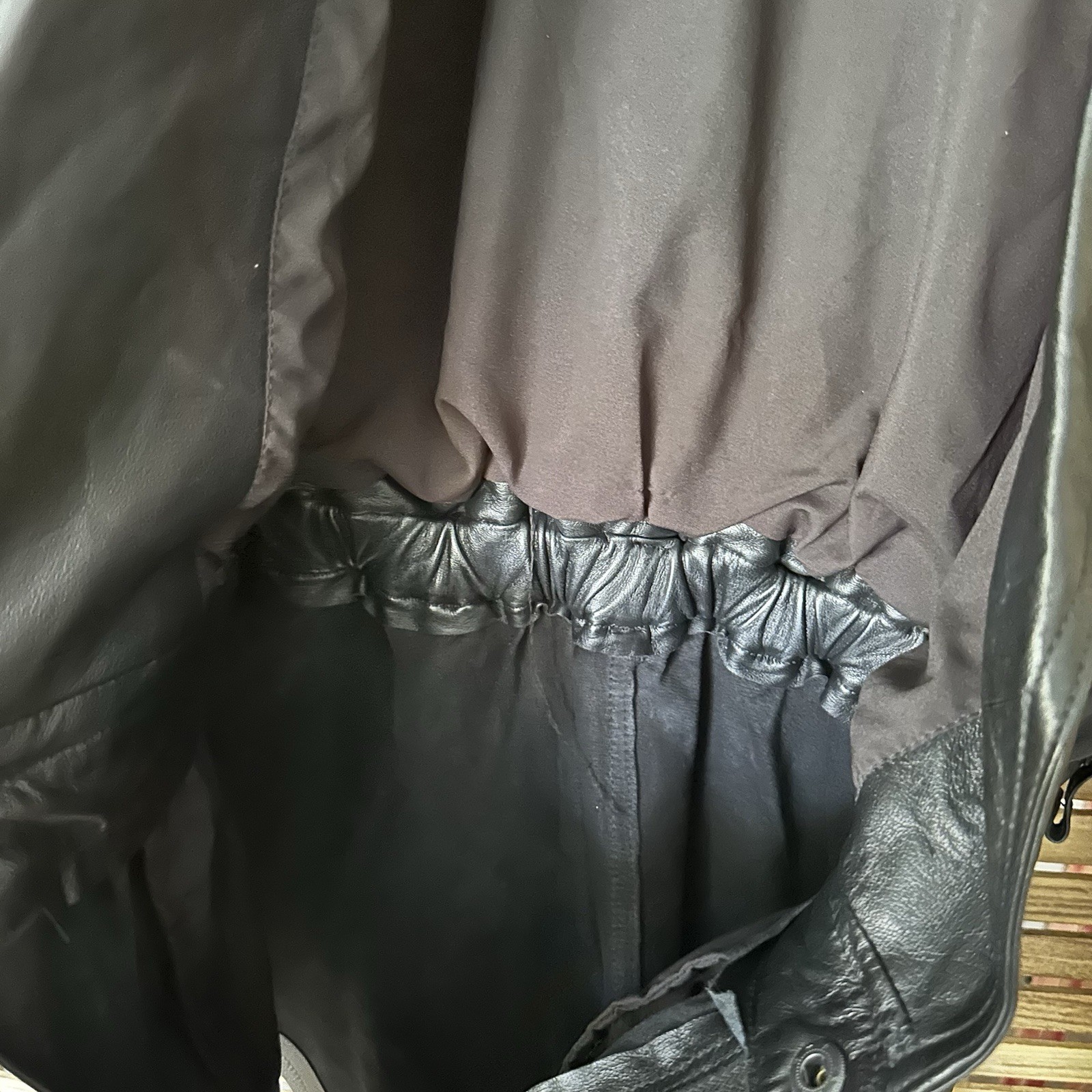 L’Academie Leather nova romper size M