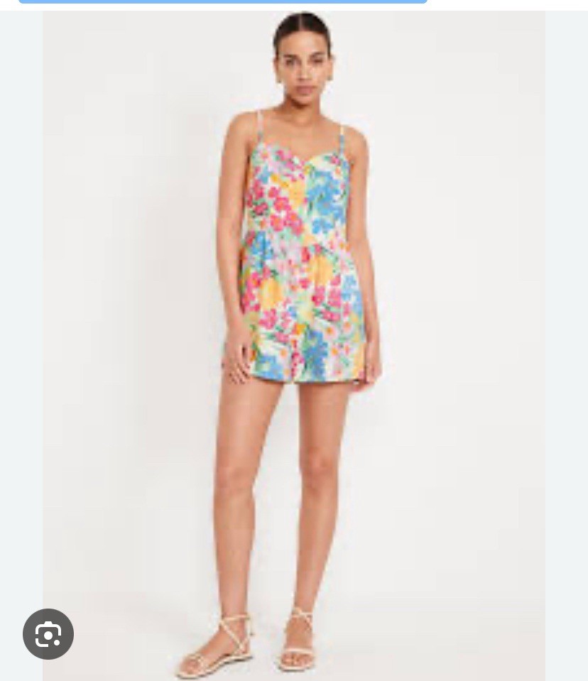 Old Navy Floral Romper XL