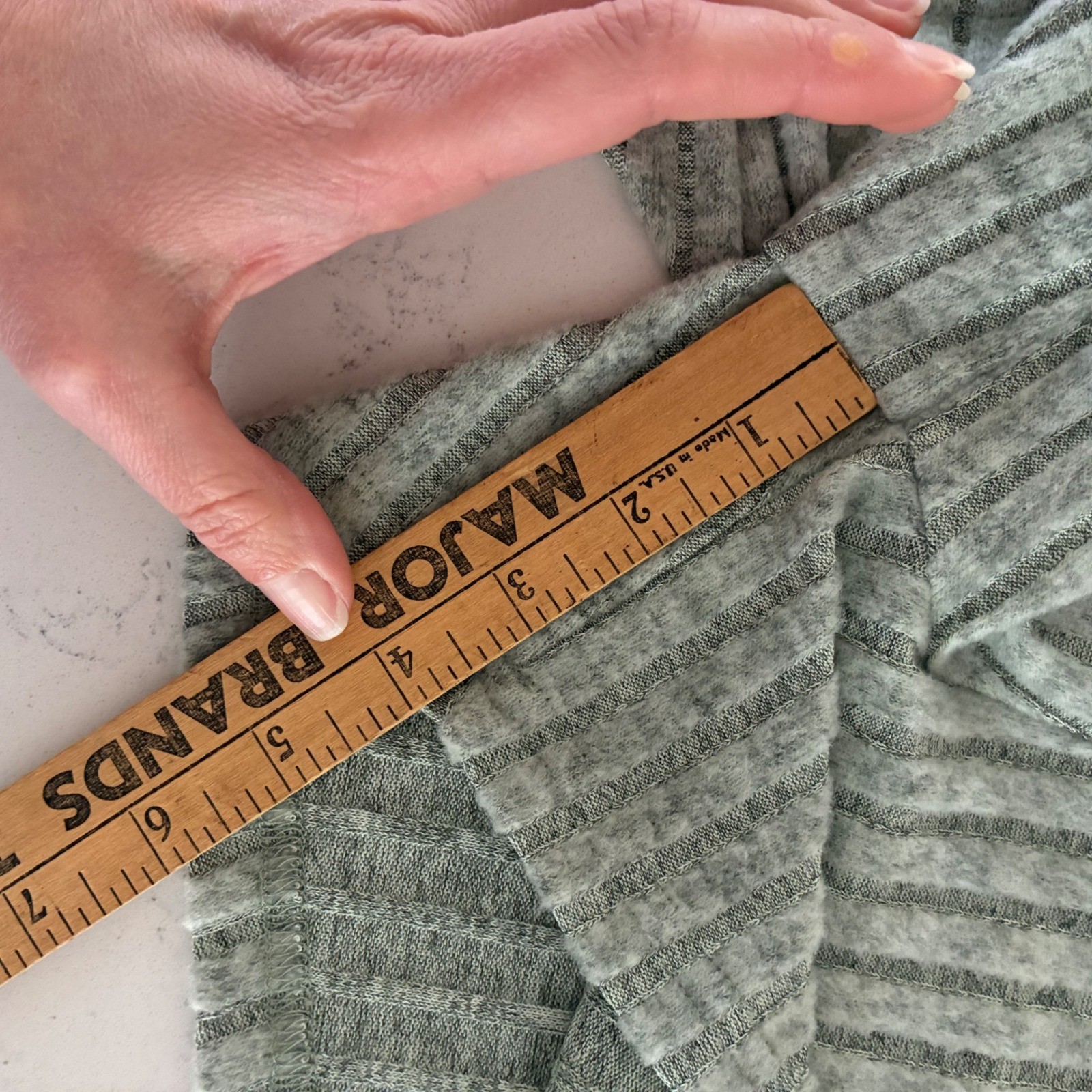 Romper XL Gray Green Ribbed Knit Casual Loungewear Comfy Layer Athleisure Summer