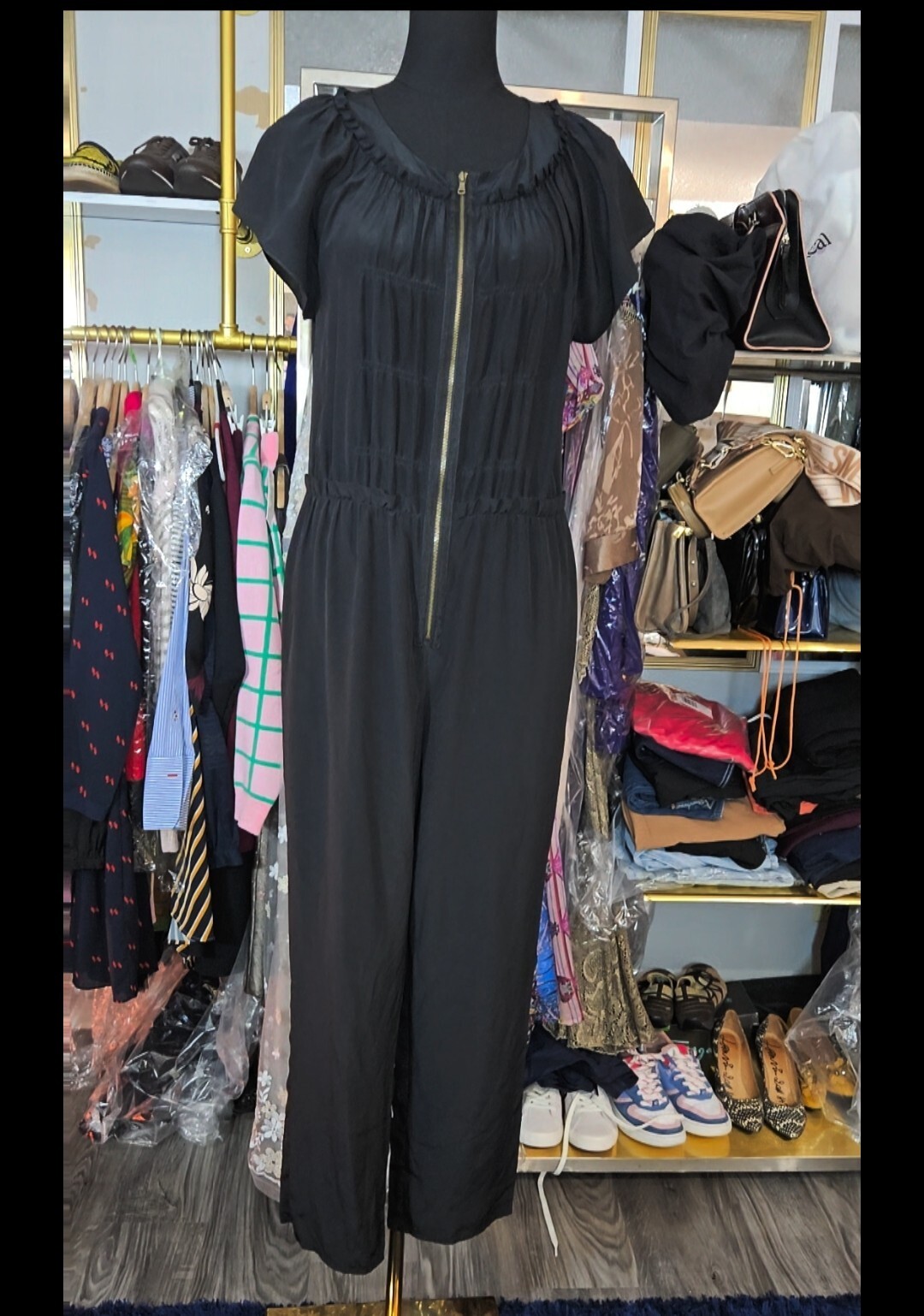 See by ChloéSilk Crew Neck JumpsuitSize 6