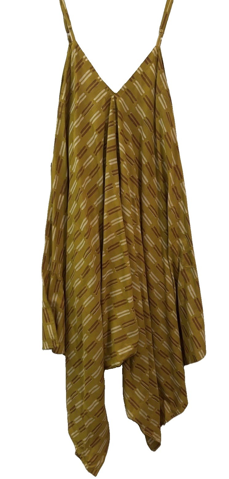 World Market Ethnic Geometric Harem Jumpsuit Romper Boho Oversized Wide Leg