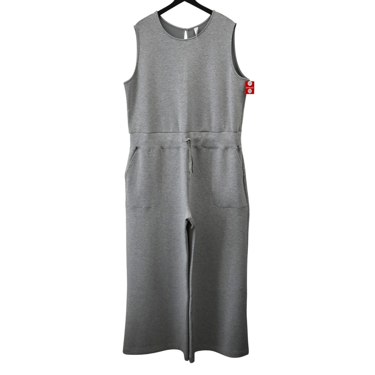 Spanx Heathered Light Gray Airluxe Petite Jumpsuit Size 3X 50282Q