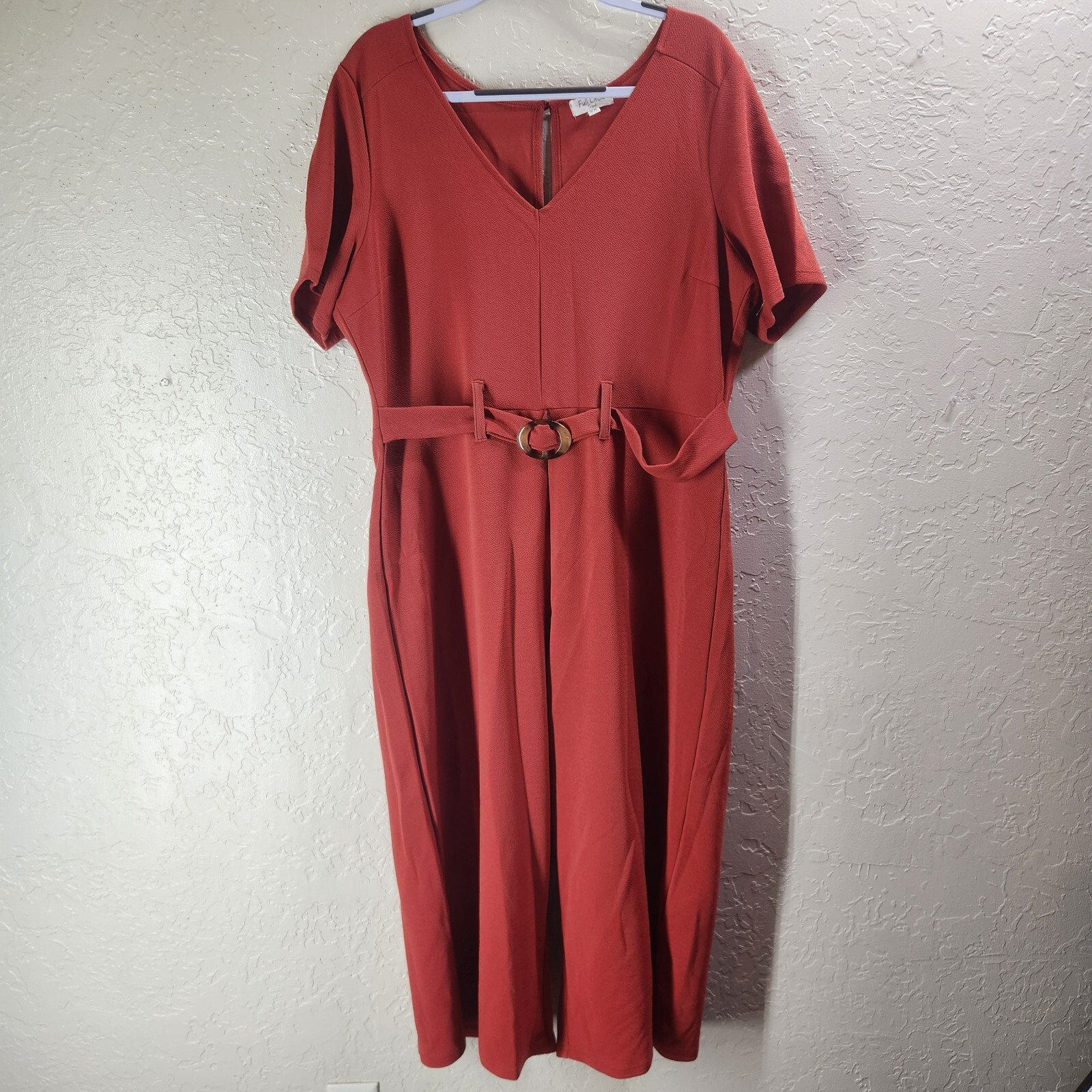 Full Circle Trends With Love Women’s 3X Palazzo Romper Professional Jumpsuit