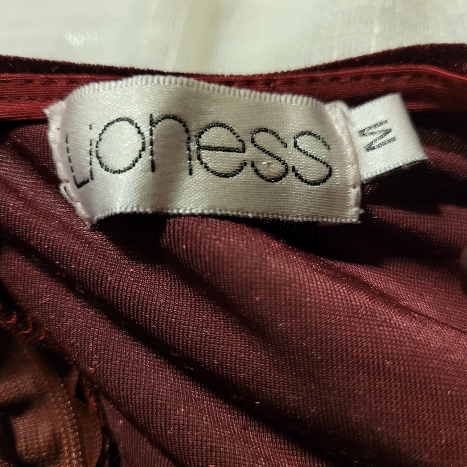 Womens Romper Shorts Size M Purple Burgundy Velvet Whimsigoth Plunge Stretch