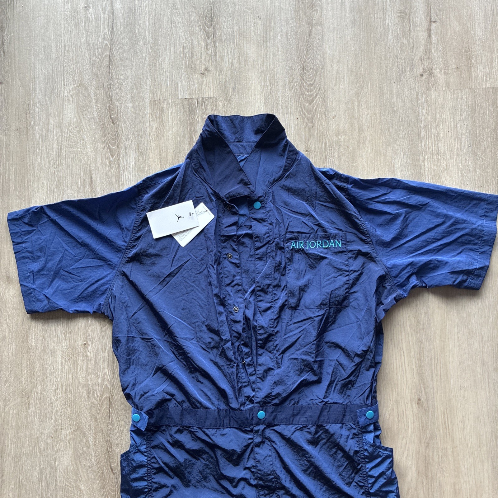 $140 Nike Jordan jumpsuit dd7065 082 flight sui jumper light weight Women M