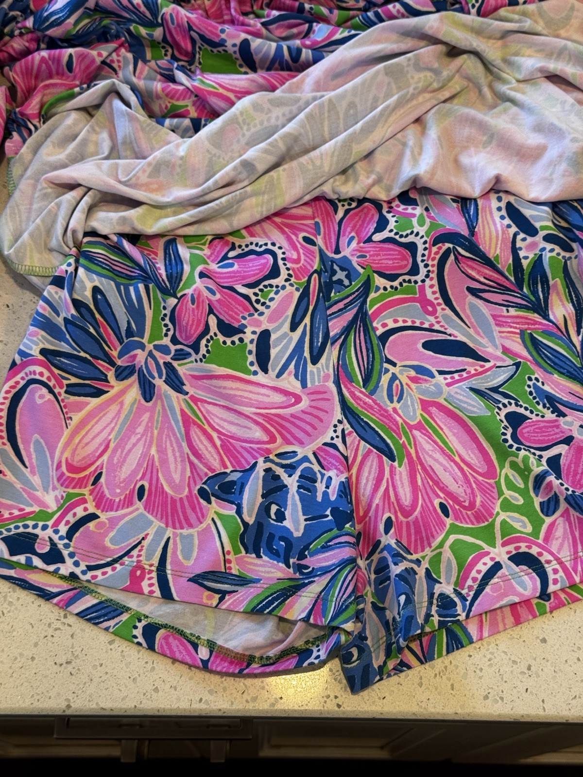 Lilly Pulitzer Lana Long Sleeve Skort Romper Gecko Green Tiger Sunrise Size Lrg