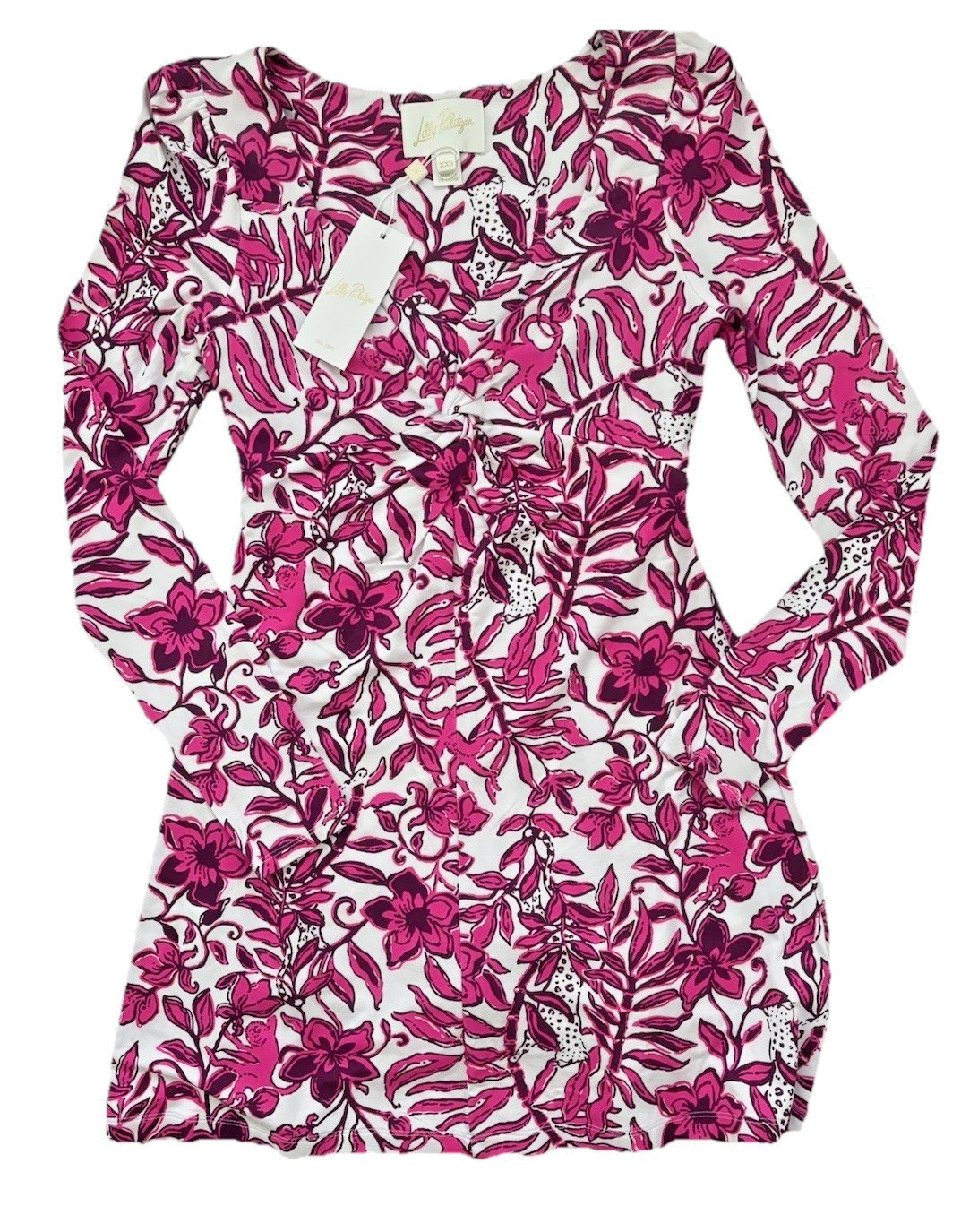 NWT Lilly Pulitzer Anne Skirted Romper In Elderber Blossom Size XXS