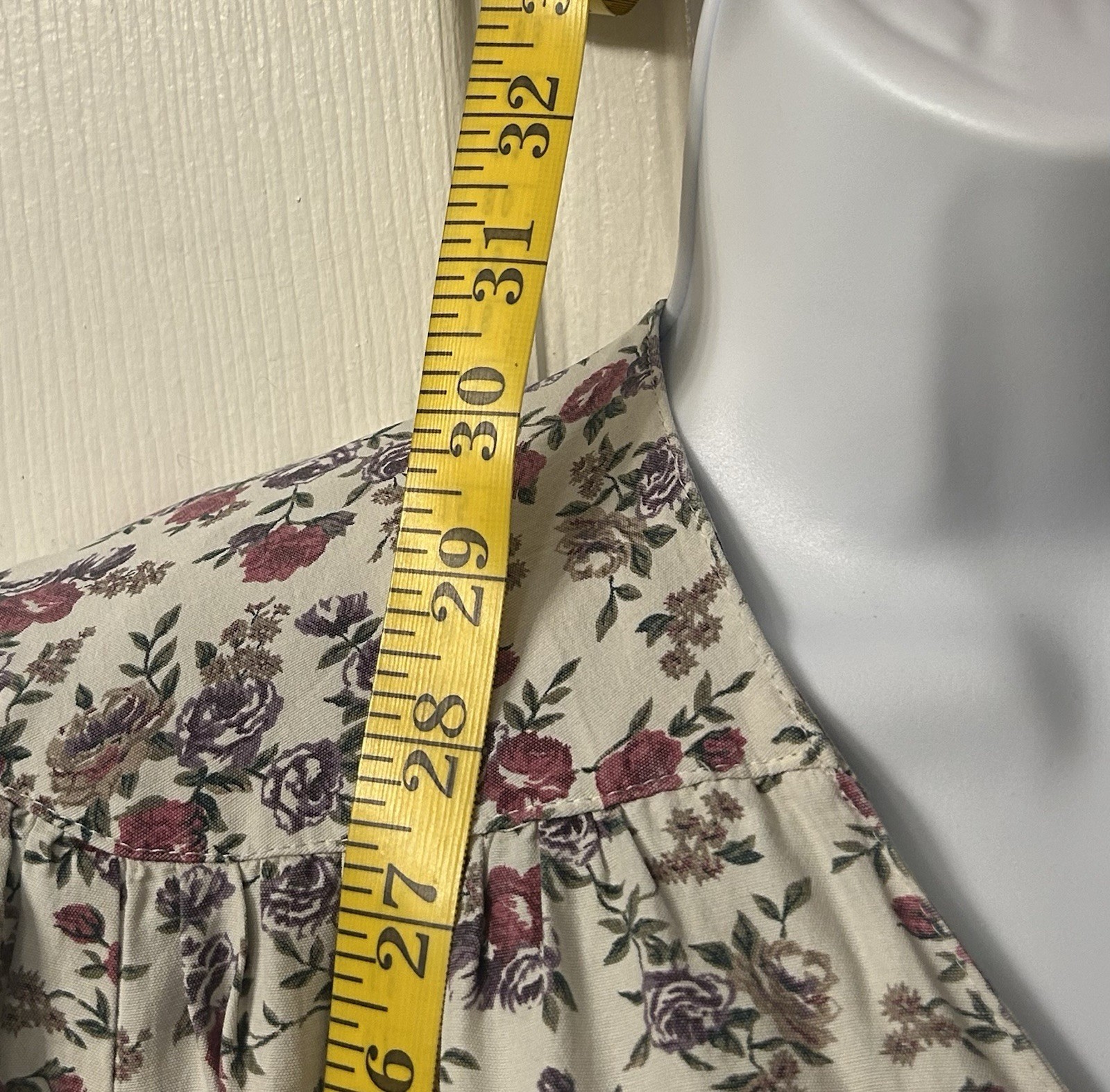 Vintage Floral Cottagecore Romper Playsuit Pockets 50s 60s Petite Whimsy