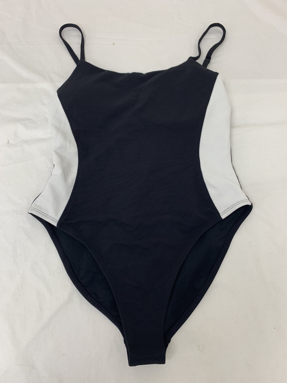 Wilo Rib Colour Black 1 Piece Bodysuit Women’s size M