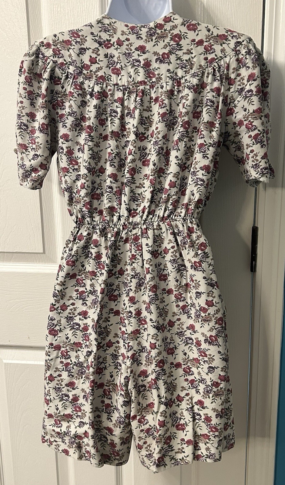 Vintage Floral Cottagecore Romper Playsuit Pockets 50s 60s Petite Whimsy