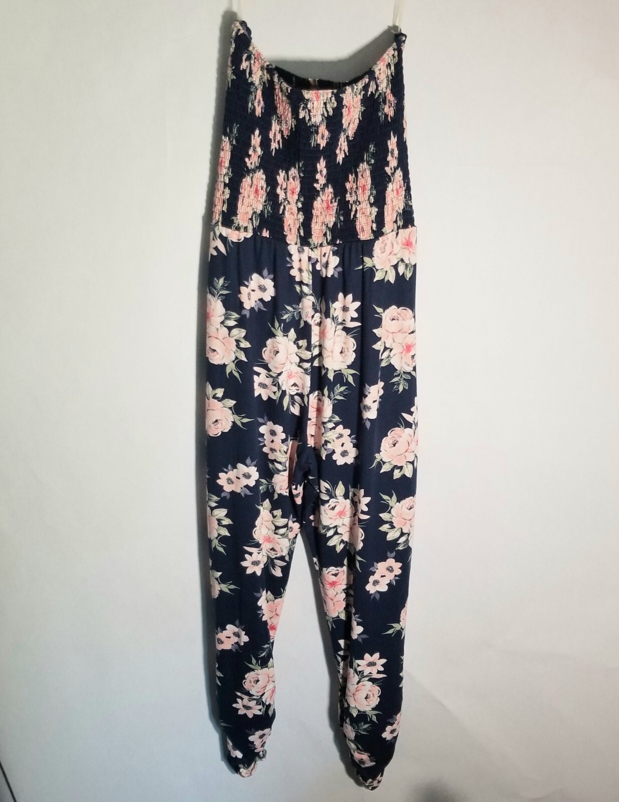Full Circle Trends Womens/Teens Jumpsuit/Romper Floral Sz Medium Stretch