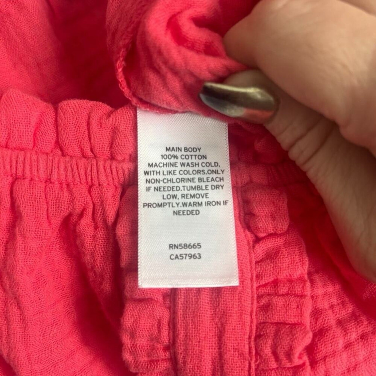BP Pink Seersucker Off Shoulder Romper Large 100% Cotton Ruffle NWOT