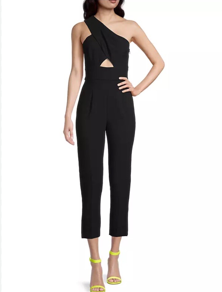 Black Halo Honey Cutout Jumpsuit in Black 16 NWT