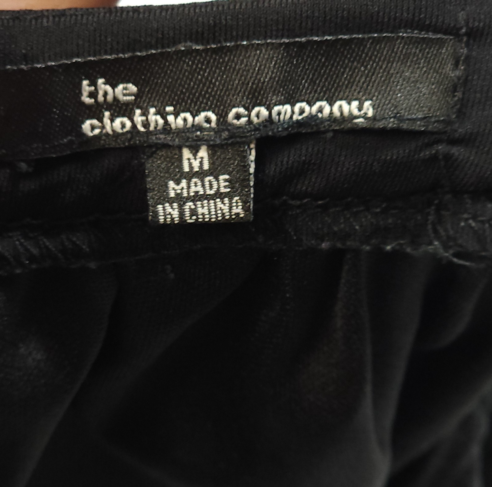 The Clothing Company Black M Cami Romper Neck spaghetti straps short jumper