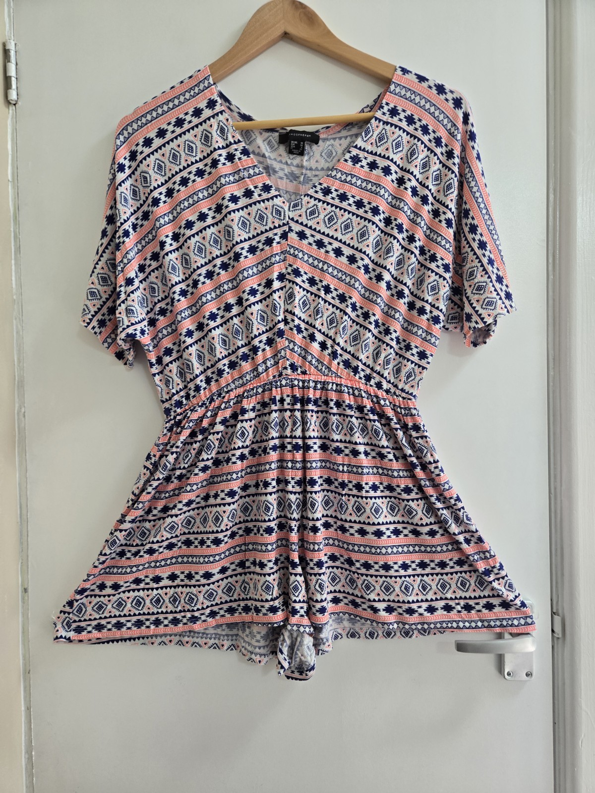 Atmosphere – Size 10 – Indie Boho – Aztec romper playsuit – Summer holiday wear
