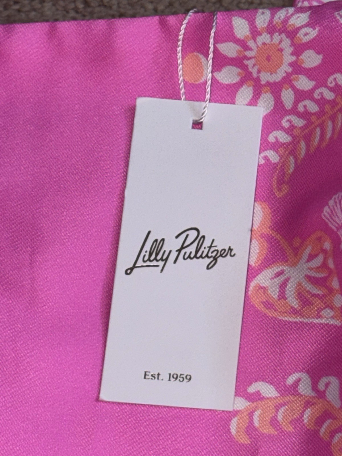 Lilly Pulitzer NWT Size Cohen Skirted Romper Sunkissed Pink Breezy Palm Engineer