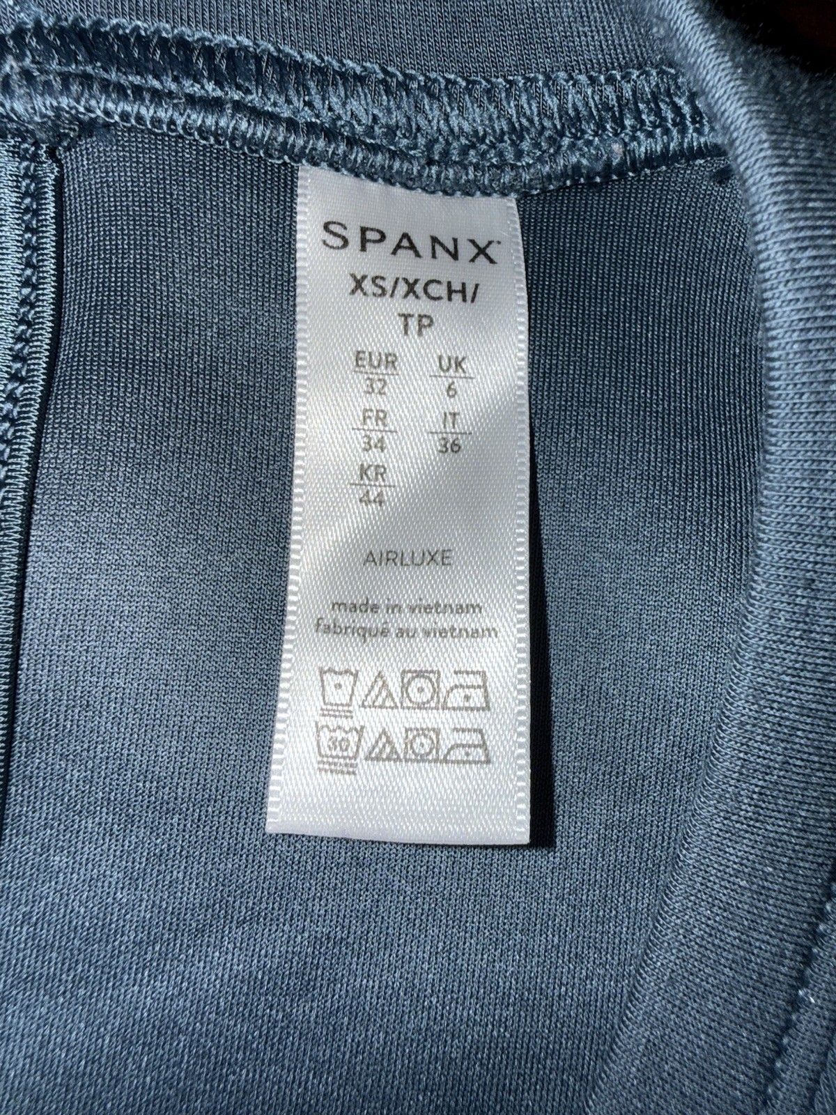 SPANX Airluxe Romper Pockets Athleisure Drawstring Size XS Teal Women