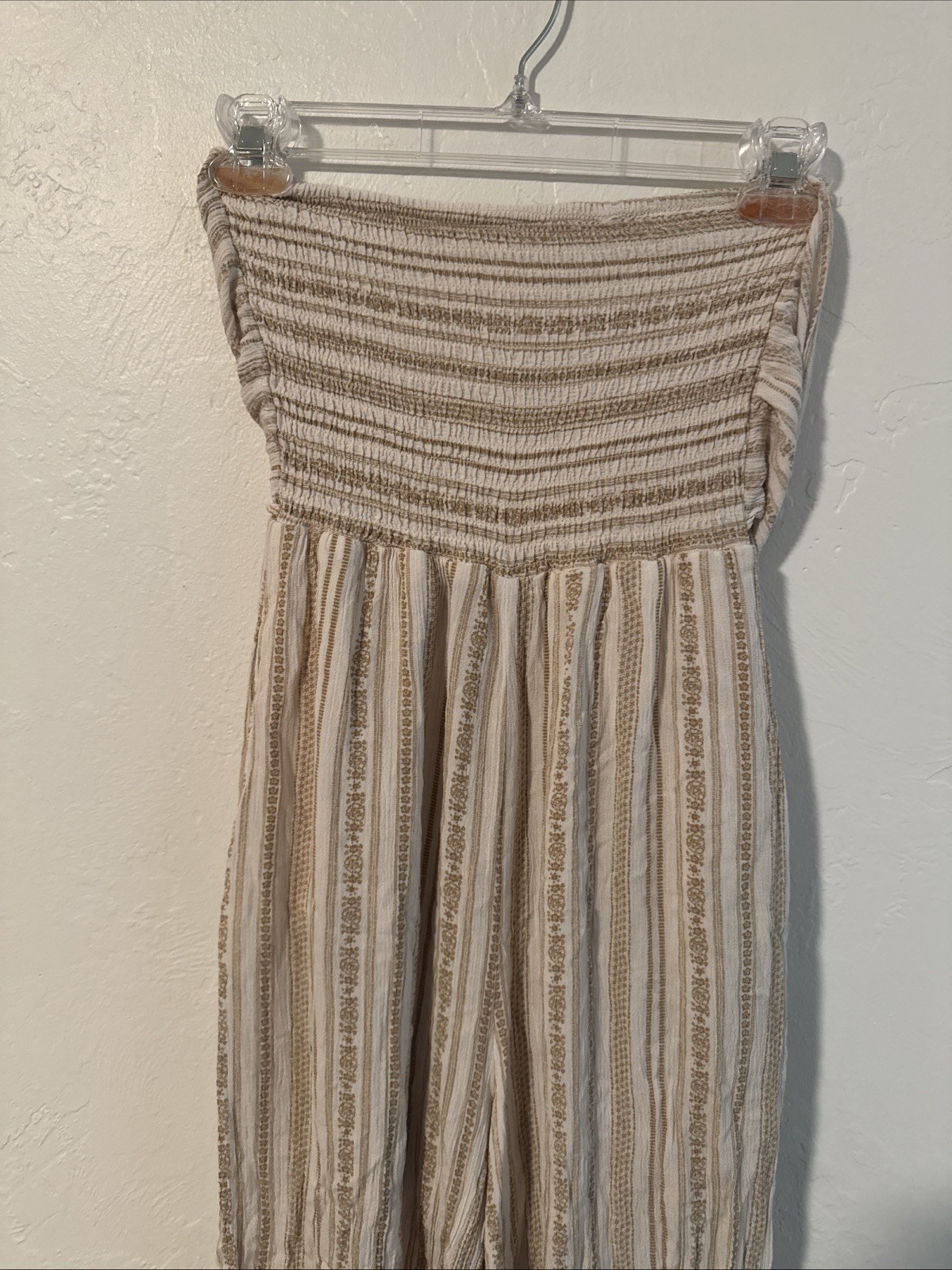 Audrey Parks & Francesca Strapless Wide Legs Size XS Jumpsuit