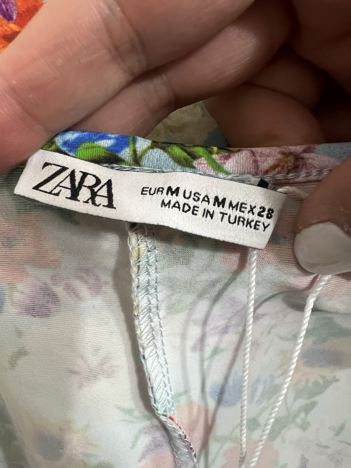 Zara Women’s M Multicolor Floral Beachy Retro 80s Feminine Romper Shorts