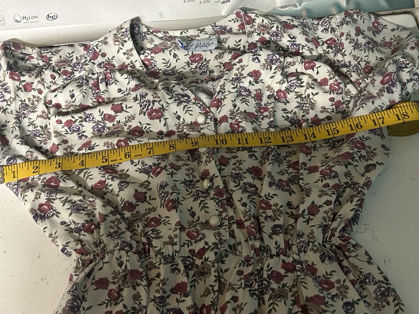 Vintage Floral Cottagecore Romper Playsuit Pockets 50s 60s Petite Whimsy