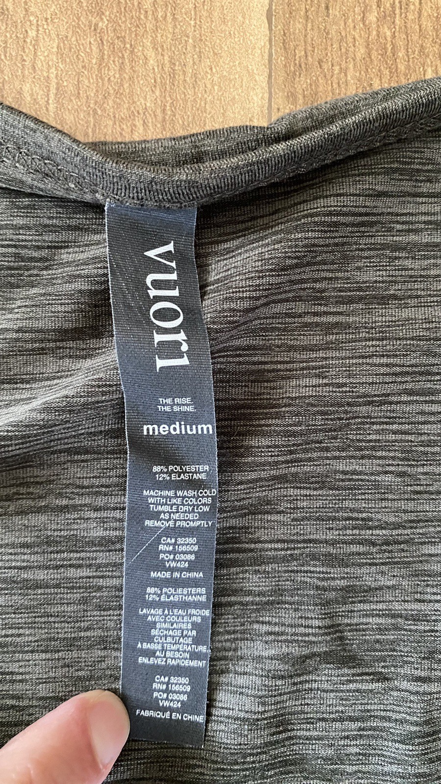 Vuori All Day Jumpsuit Womens Size Medium Green Heather Stretch One-Piece Jogger