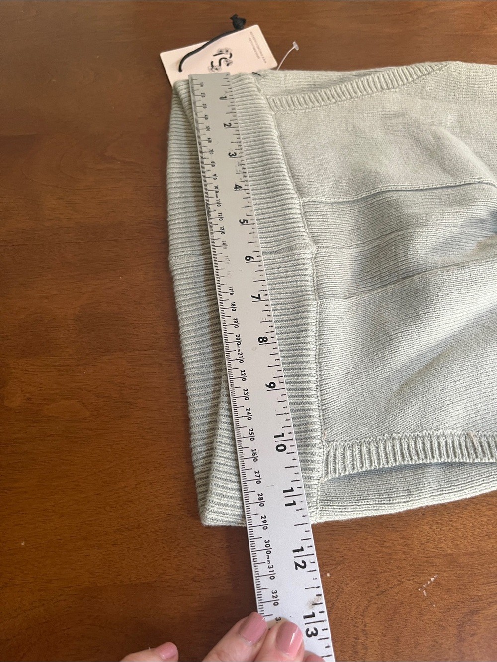 NWT Sincerly Jules Knit Pants Leggings in Light Sage Green XS